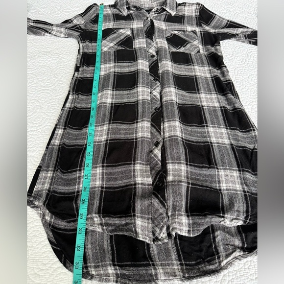 Rails Black and White Plaid Mini Dress - Picture 2 of 11